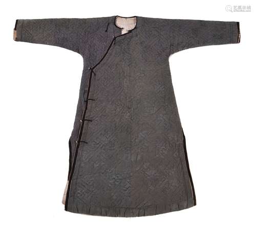 A Chinese woman's winter under robe , circa 1890-1900