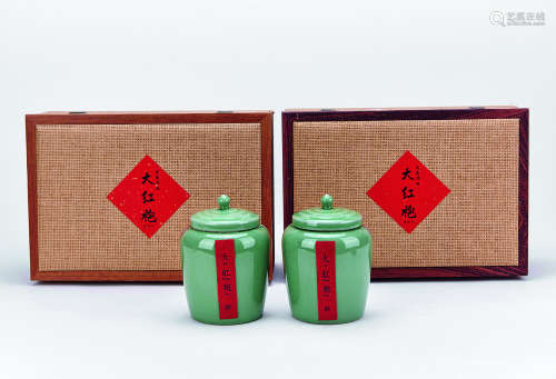 2000年 顶级大红袍二盒 共4罐