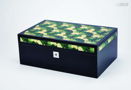 SIGLO迷彩纹钢琴漆雪茄盒  容量75支装