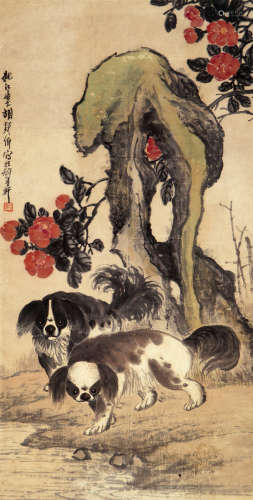 胡郯卿（1865-?） 觅水图 纸本设色 镜心