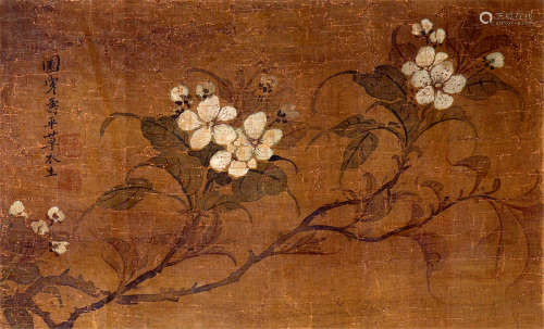 恽南田（款）（1633-1690） 花卉 绢本设色 镜框