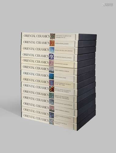LITERATURE ORIENTAL CERAMICS, THE WORLD'S GREAT COLLECTIONS, 14 VOLUMES.