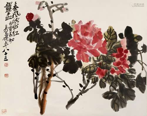 A COLLECTION OF FORTY CHINESE PAINTINGS QING DYNASTY AND LATER Variously depicting landscapes,