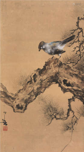 黄幻吾（1906～1985） 松鹊 立轴 设色纸本