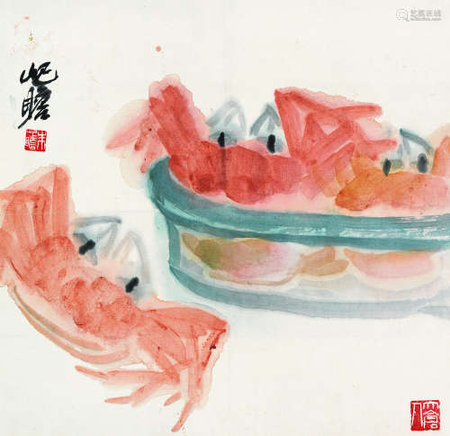 朱屺瞻（1892～1996） 秋味 立轴 设色纸本