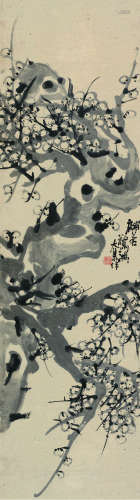 姚燮（1805～1864） 翩若惊鸿 立轴 水墨纸本