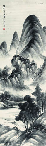 房虎卿（1889～1979） 山水 立轴 水墨纸本