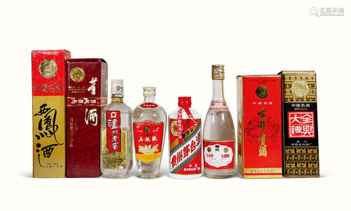 1990-1993年90年代八大名酒