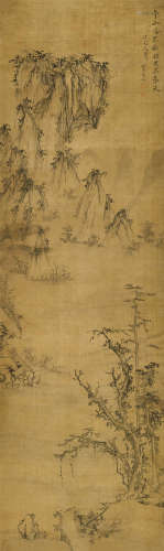 上官周（1665～1752） 云山图 立轴 设色绢本