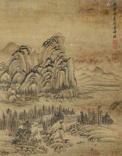 王翚（1632～1717） 武夷叠嶂图 立轴 设色绢本