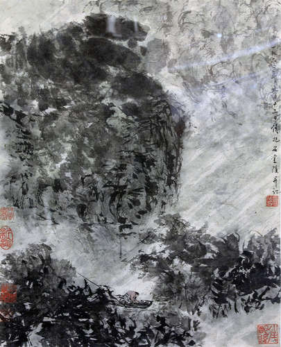 傅抱石 山水画