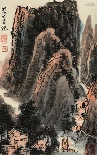 山水   李可染