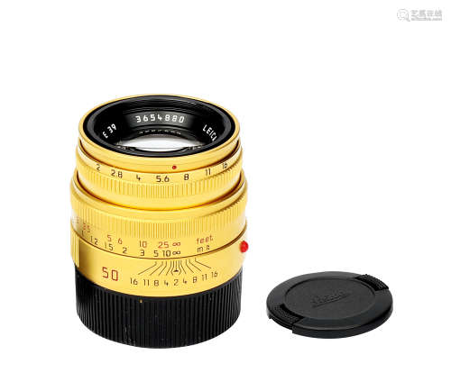 Summicron-M 2/50mm Gold Plated