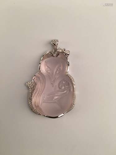 Chinese Crystal Rox Pendant