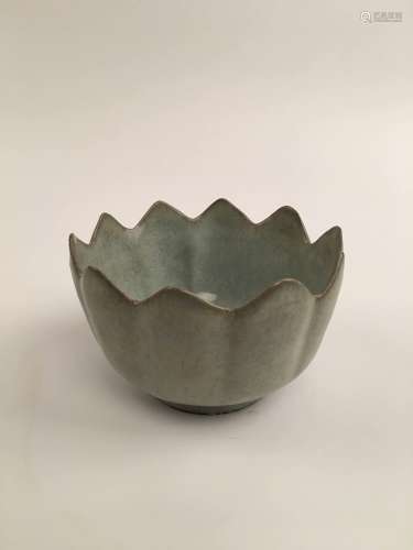 Chinese Celadon Glazed Lotus Bowl