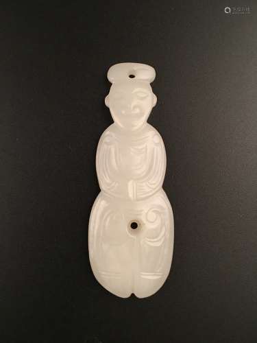Chinese Western Zhou White Jade Carving