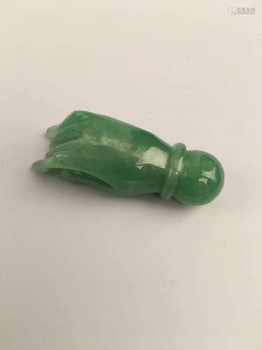 Chinese Green Jade Pendant