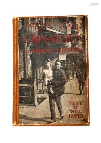 A BOOK OF ‘PICTURES OF CHINA TOWN’ BY ARNOLD GENTHE IN1908.B031.