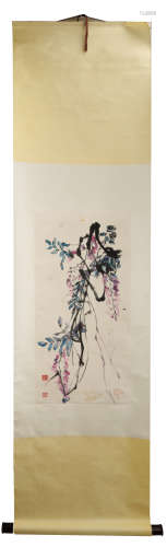 ATTRIBUTED AND SIGNED YUAN YUNFU. A INK AND COLOR ON