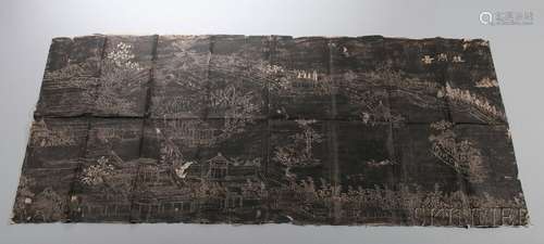 RUBBING OF A LANDSCAPE H277.