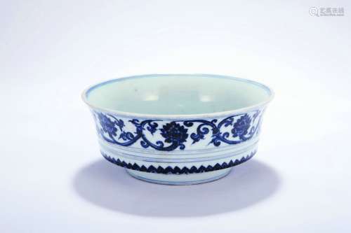 A Chinese Blue and White Porcelain Bowl