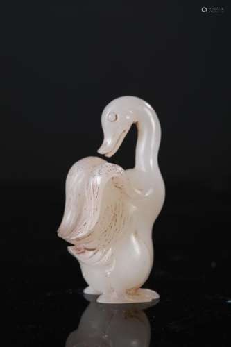 A White Jade Goose