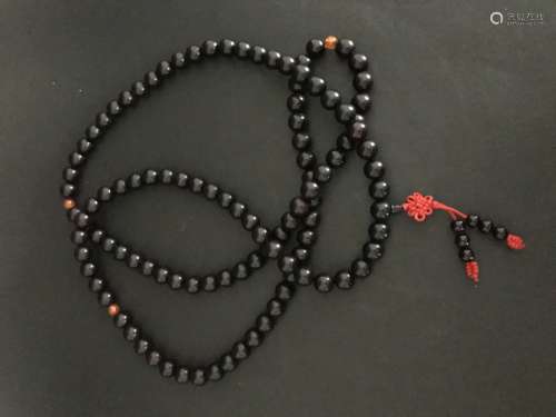 108 Beads Of Wu Wood Necklace