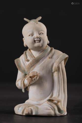 A Hutian Ware White Porcelain Boy