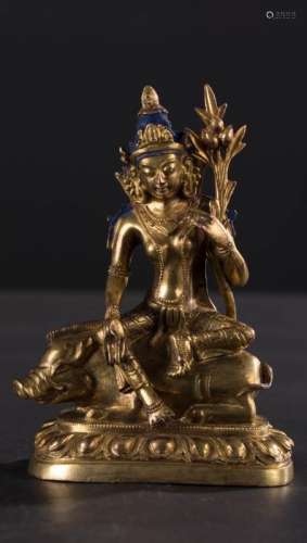 A Gilt Bronze Buddha