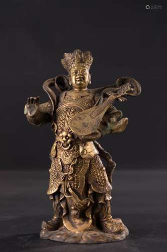A Gilt Bronze Buddha
