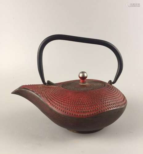 A Japanese Iron Teapot