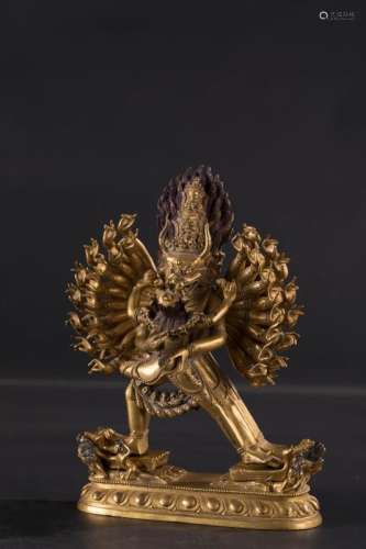 A Gilt Bronze Buddha