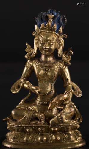 A Gilt Bronze Buddha