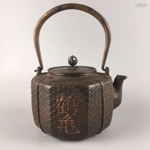 A Japanese Iron Teapot