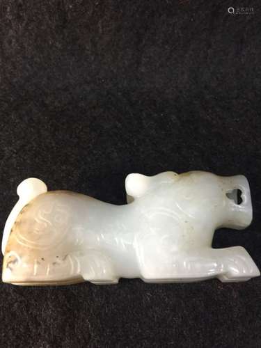 A Carved Jade Pixiu