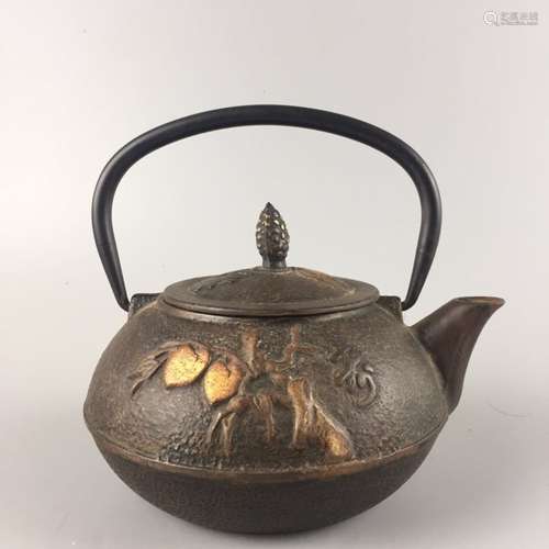 A Japanese Iron Teapot