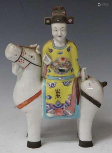 CHINESE REPUBLIC FIGURE ON HORSE