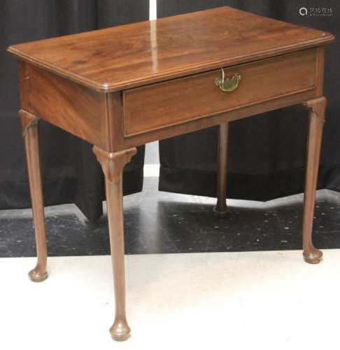 19TH C. AMERICAN CHIPPENDALE MAHOGANY TABLE