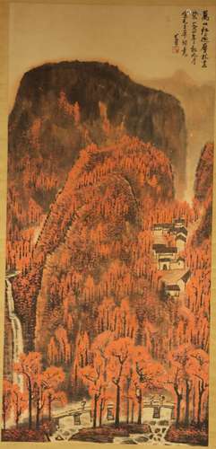 CHINESE SCROLL PAINTING, IN THE SCHOOL OF LI KERAN