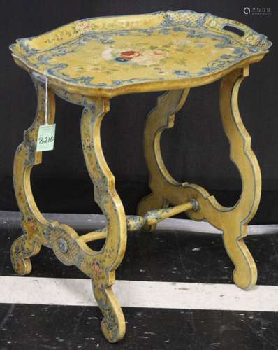 VINTAGE VENETIAN PAINTED SIDE TABLE