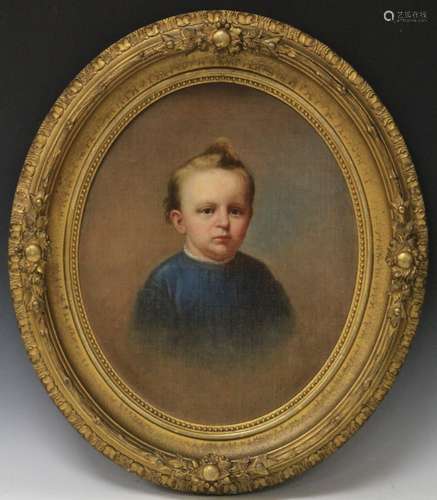 J. REID, 1823, FRAMED OIL ON CANVAS PORTRAIT