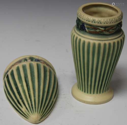 LOT OF (2) ARTS AND CRAFTS STYLE POTTERY
