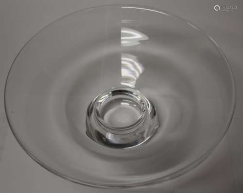 STEUBEN CRYSTAL GLASS BOWL, 10