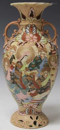 19TH CENTURY JAPANESE SATSUMA VASE