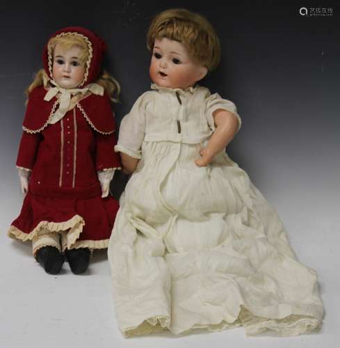 LOT OF (2) VINTAGE DOLLS, 15