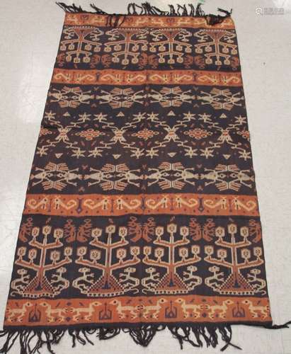 INDONESIAN PAU IKAT ADULT HANDWOVEN CLOTH