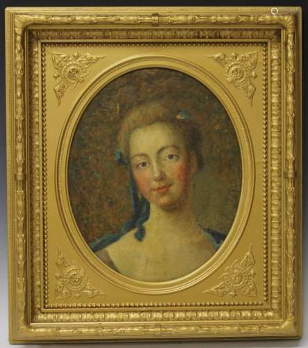 19TH CENTURY FRENCH OIL ON CANVAS, PORTRAIT