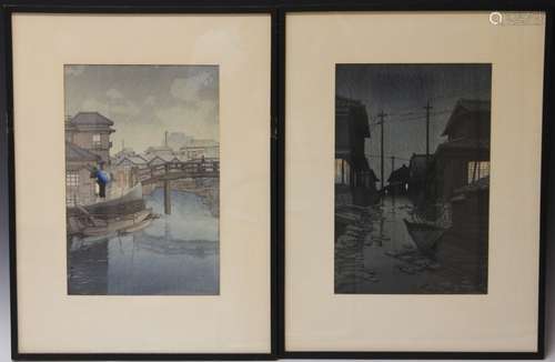 LOT OF (2) VINTAGE JAPANESE WOODBLOCK PRINTS