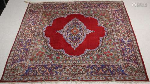 KERMAN HAND KNOTTED AREA CARPET