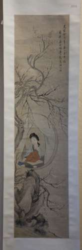 ASIAN 19TH CENTURY SCROLL PAINTING